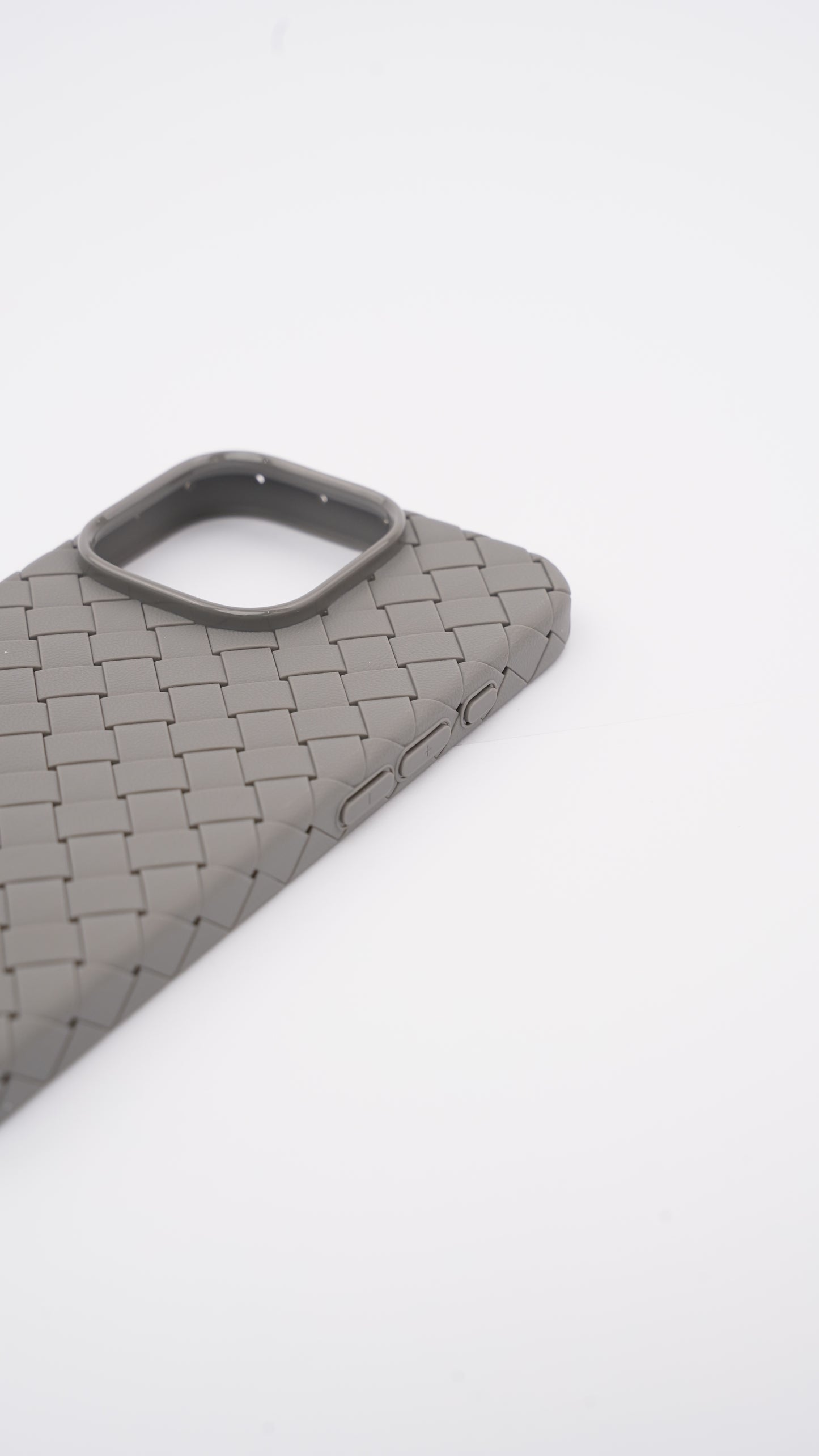 Woven Leather Case for iPhone 15 Pro