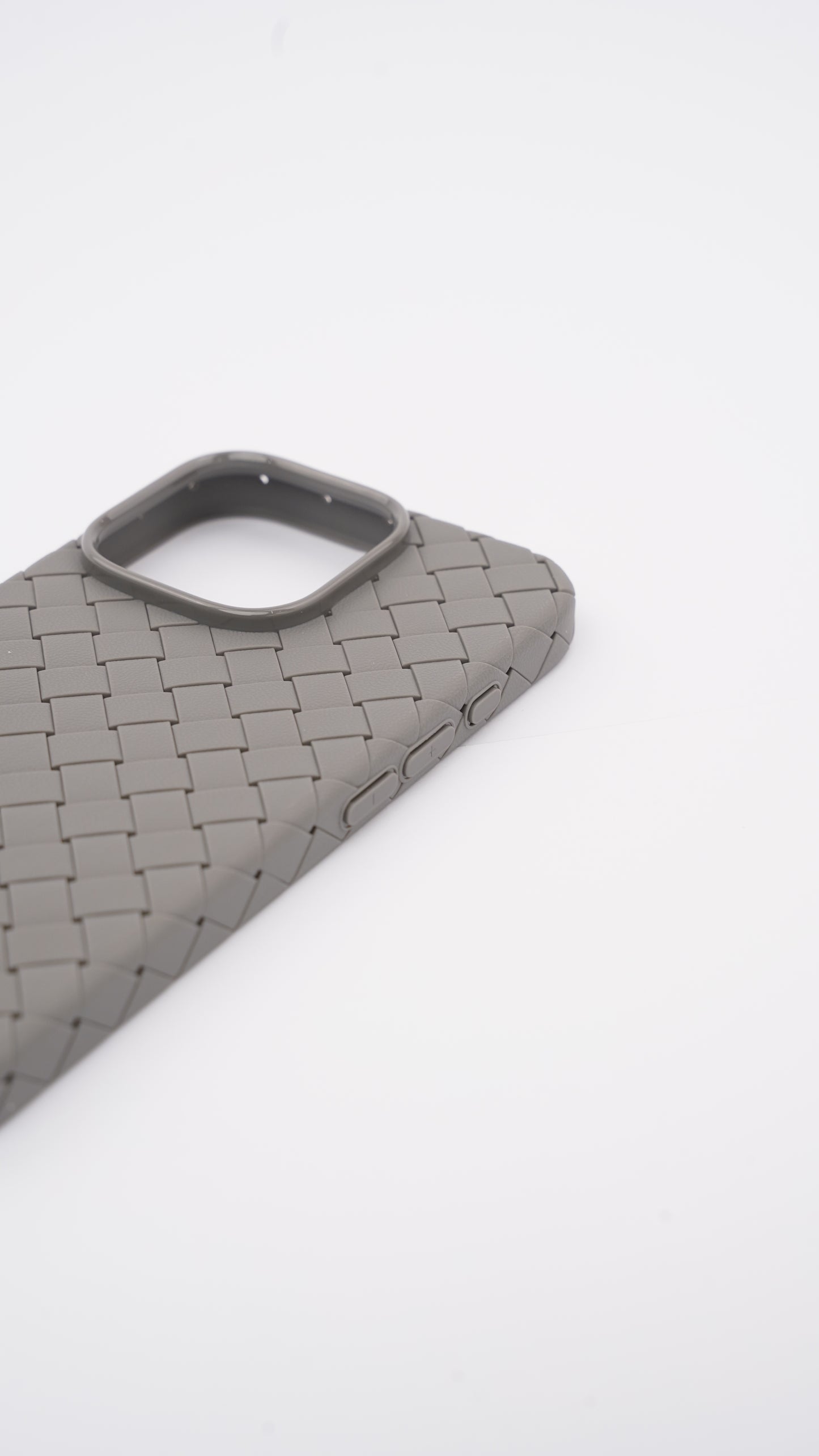 Woven Leather Case for iPhone 15 Pro