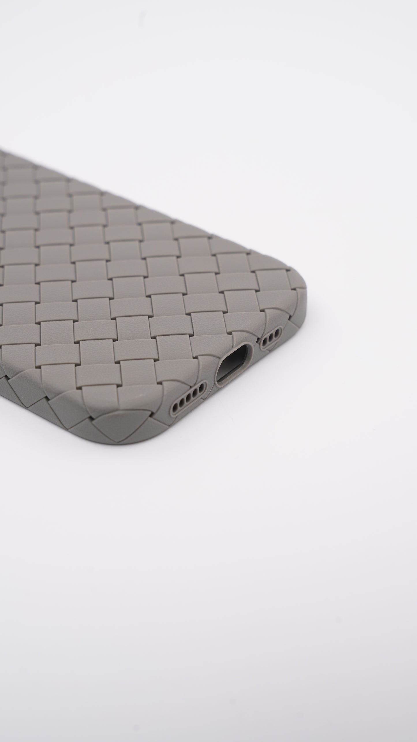 Woven Leather Case for iPhone 15 Pro