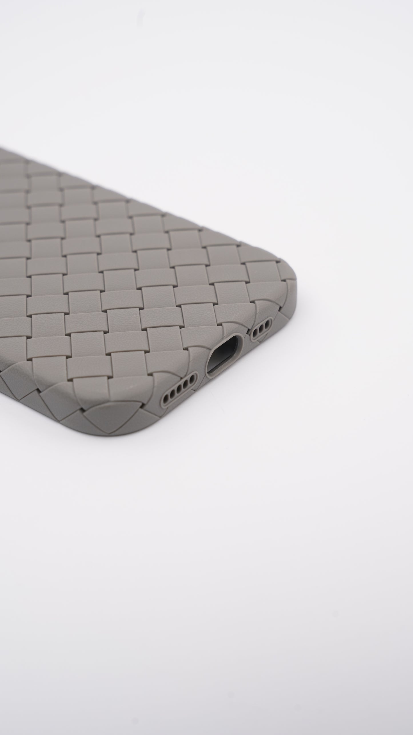 Woven Leather Case for iPhone 15 Pro