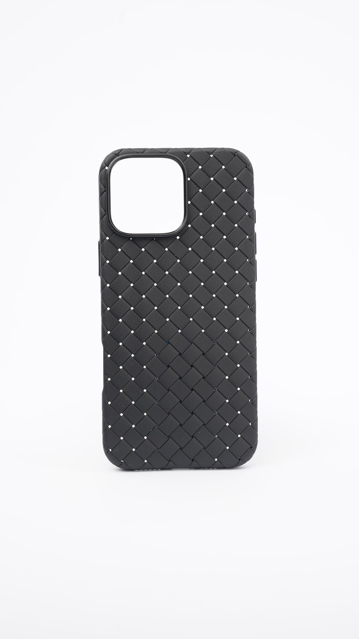 Woven Leather Case for iPhone 15 Pro