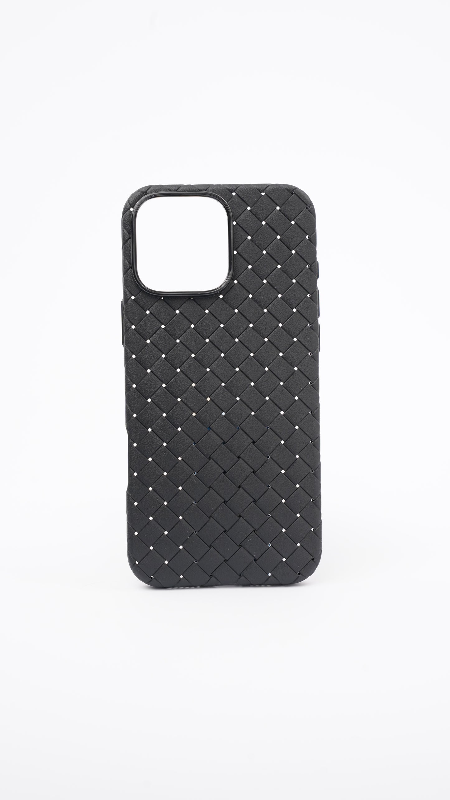 Woven Leather Case for iPhone 15 Pro
