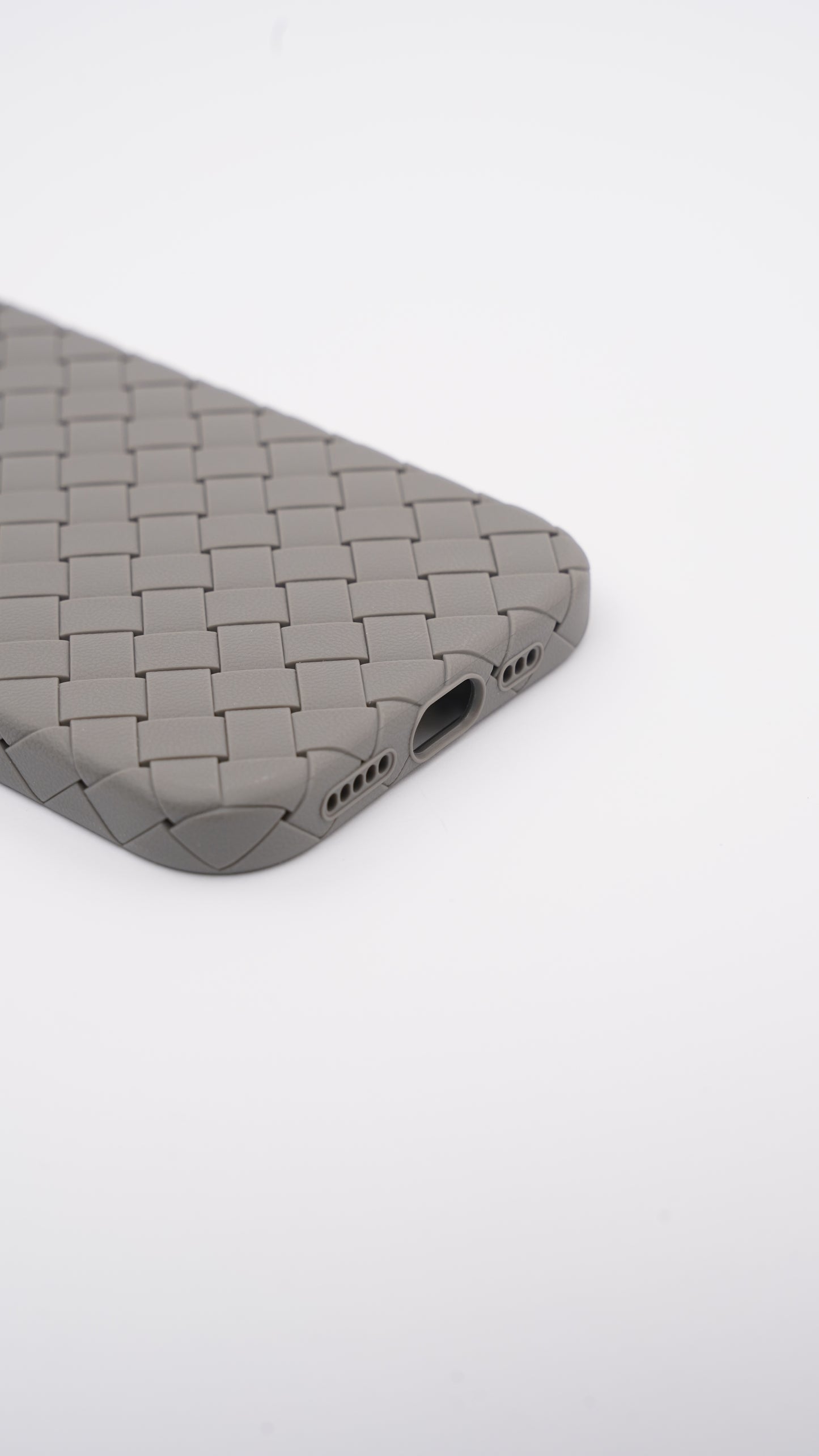 Woven Leather Case for iPhone 15 Pro