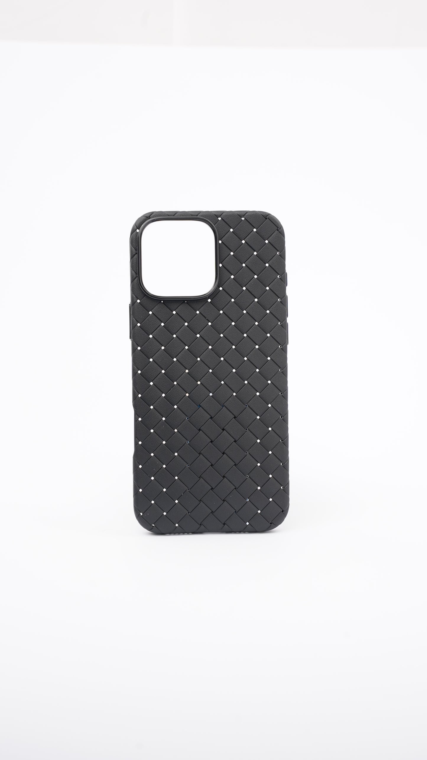 Woven Leather Case for iPhone 15 Pro