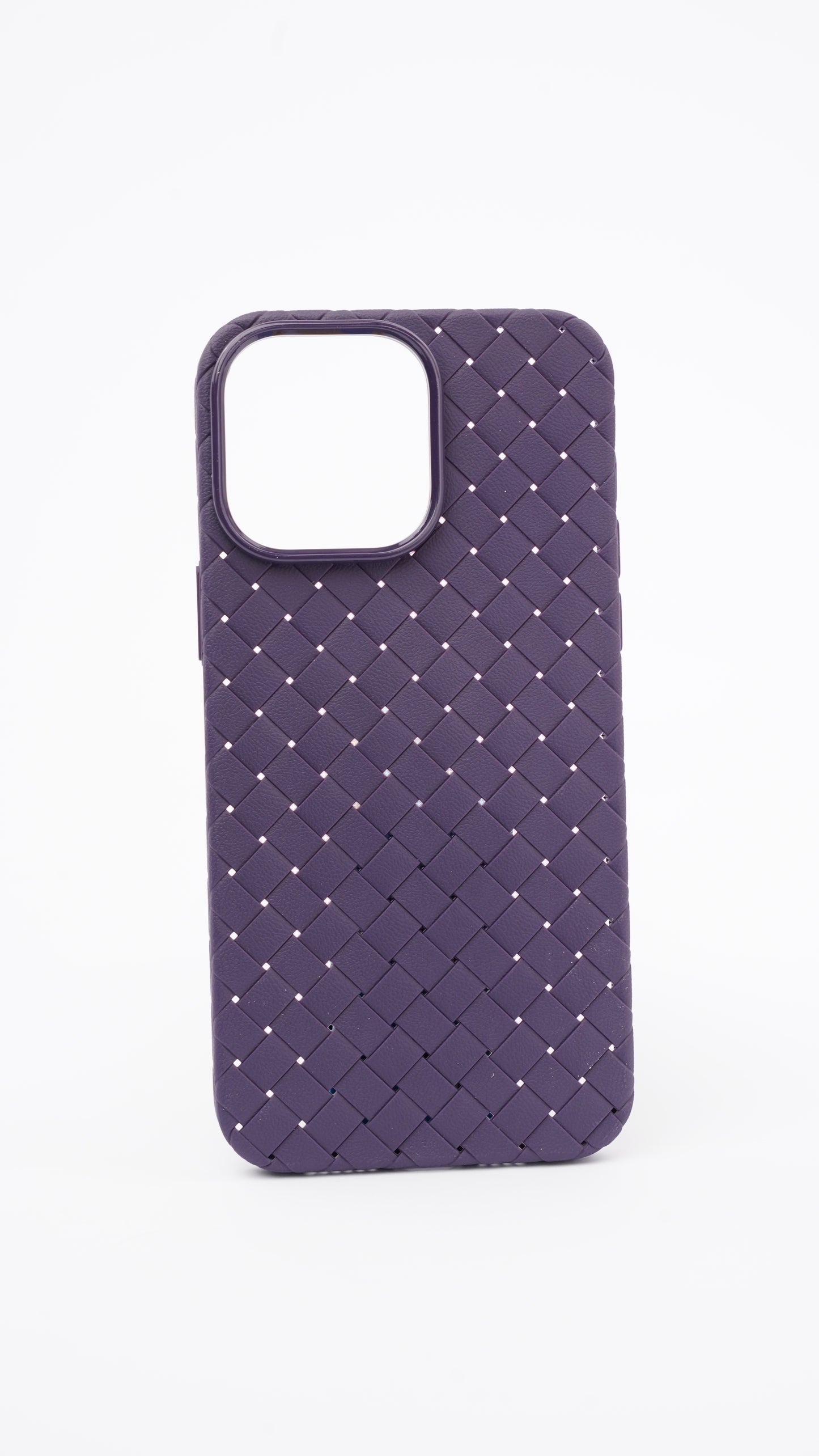 Woven Leather Case for iPhone 14 Pro Max