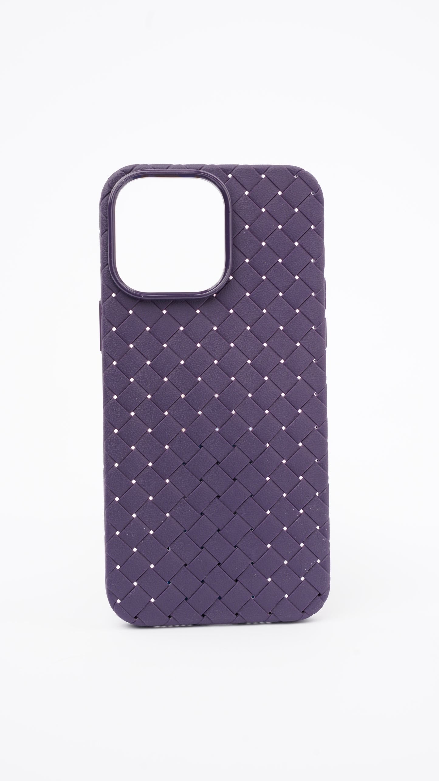 Woven Leather Case for iPhone 14 Pro Max