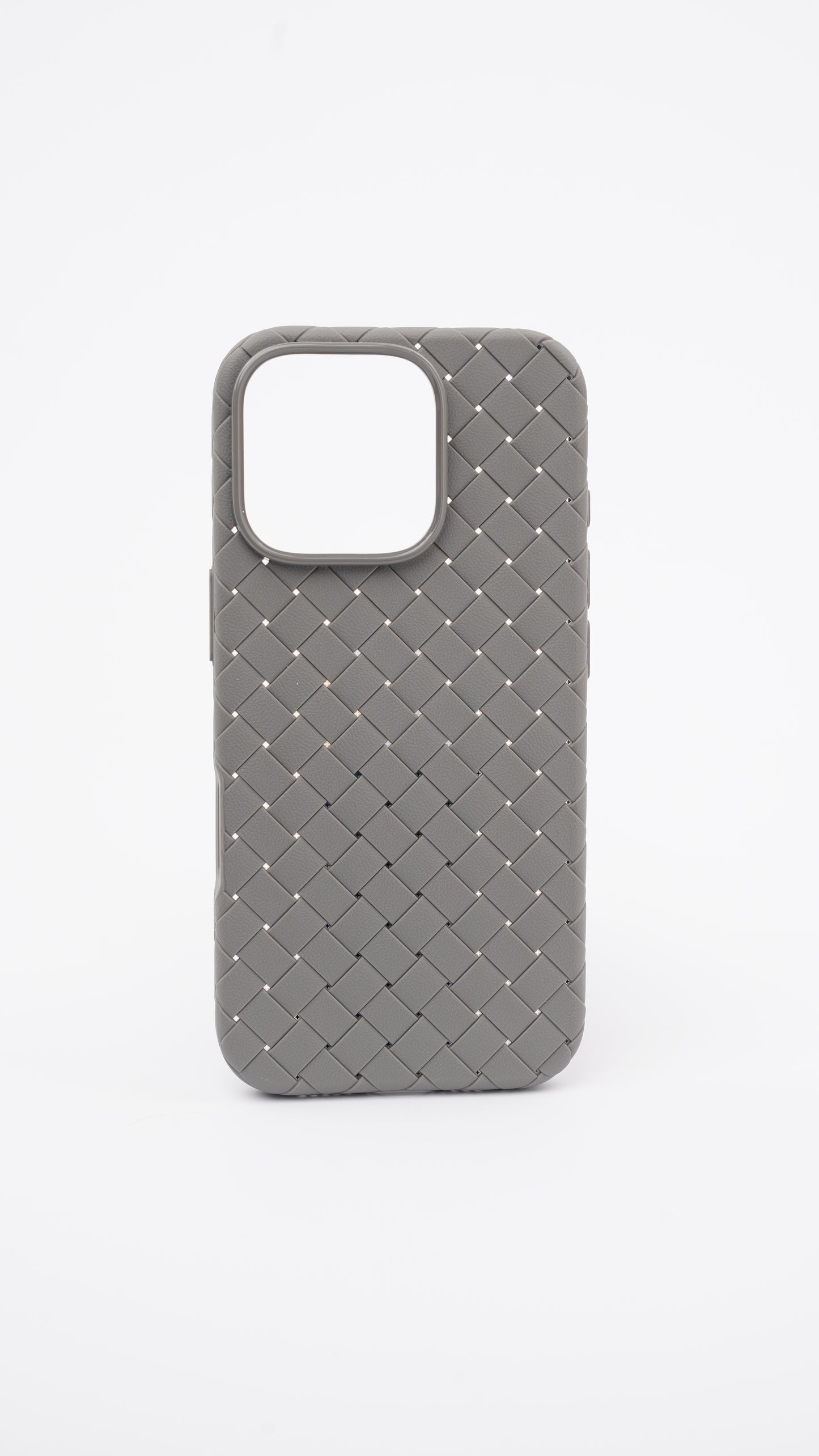 Woven Leather Case for iPhone 15 Pro