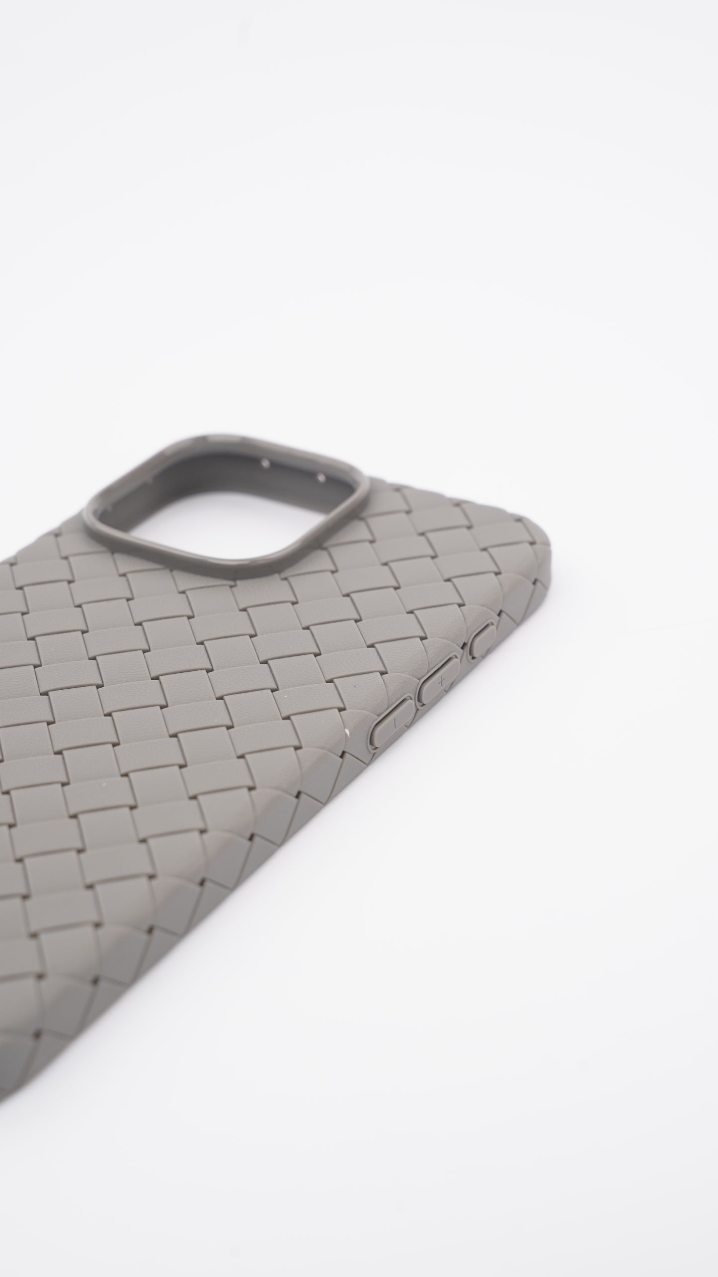 Woven Leather Case for iPhone 15 Pro