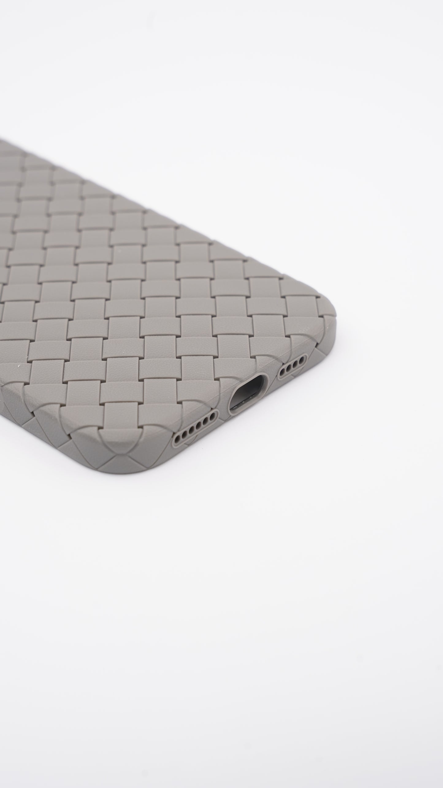 Woven Leather Case for iPhone 15 Pro