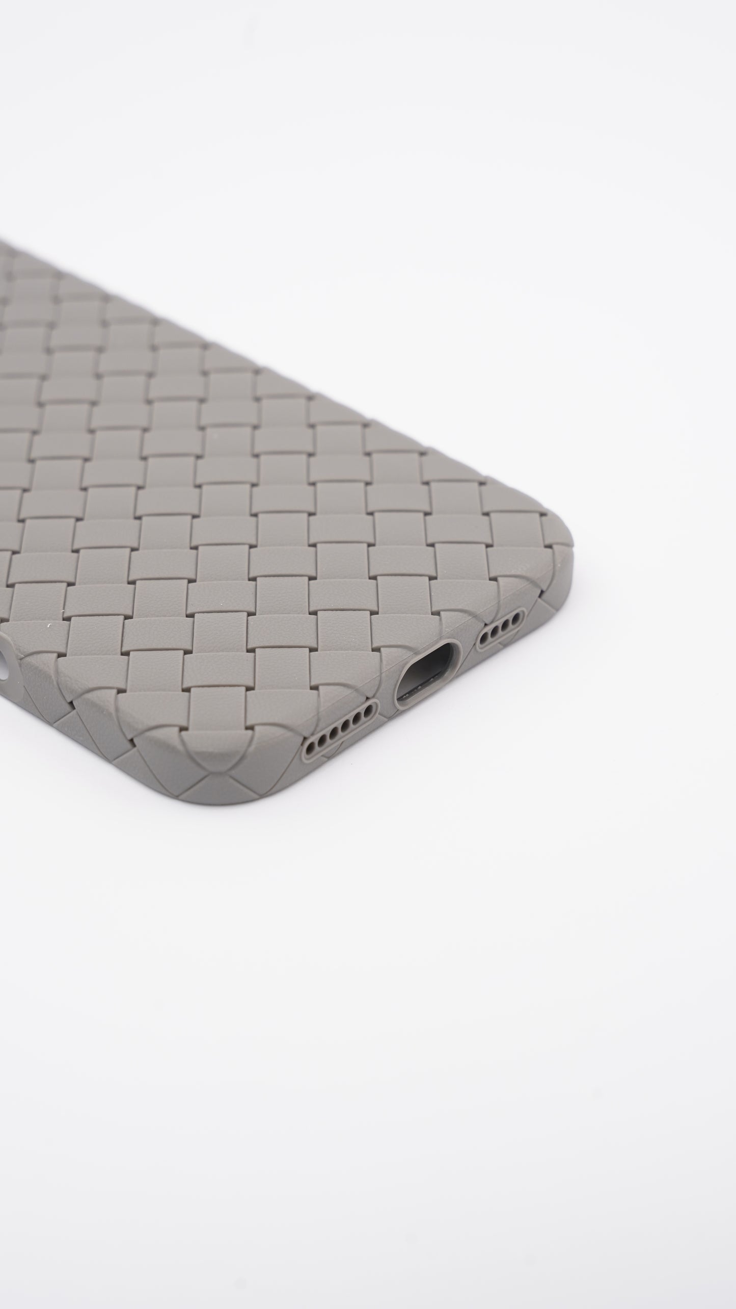 Woven Leather Case for iPhone 15 Pro
