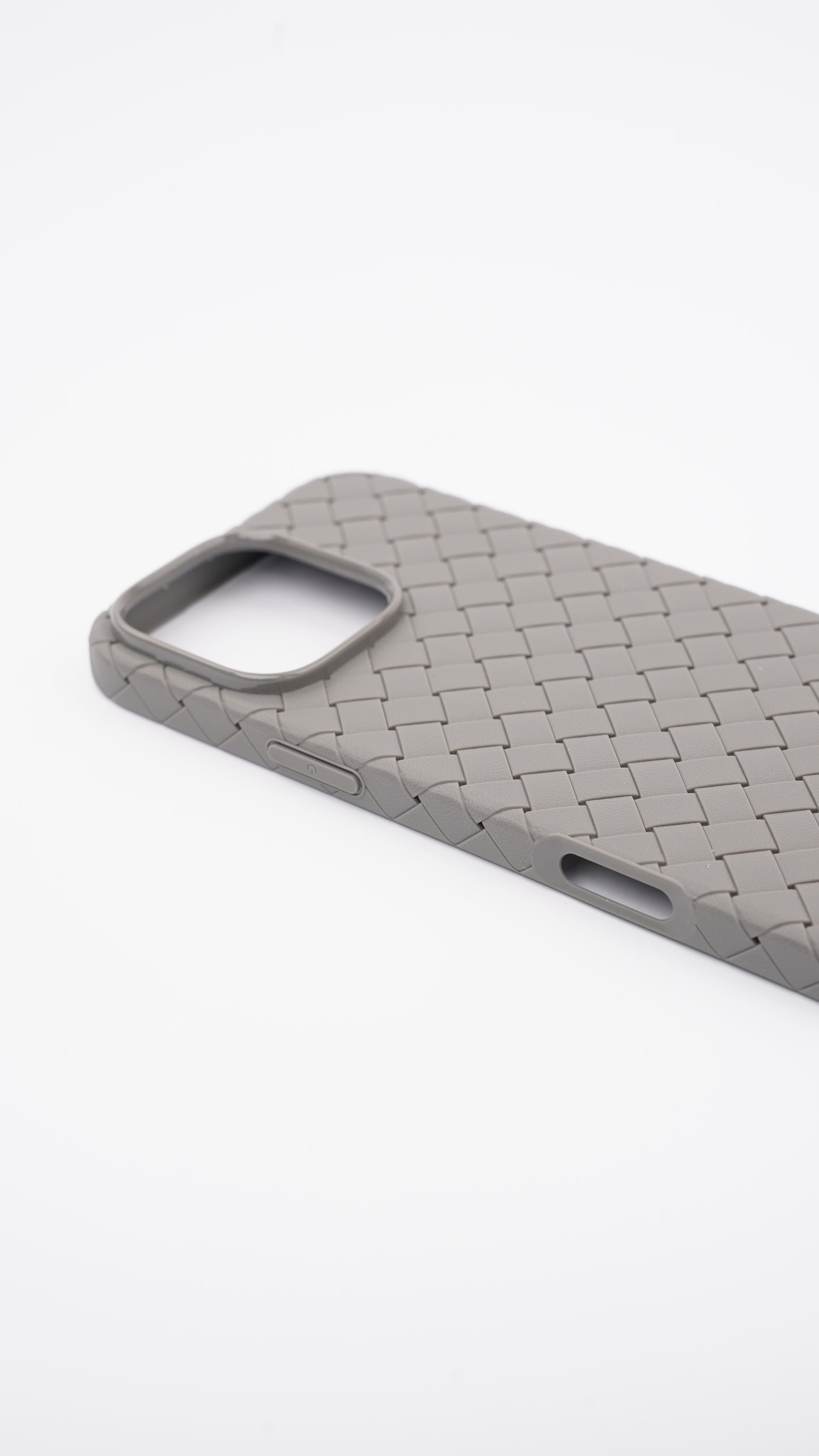Woven Leather Case for iPhone 15 Pro