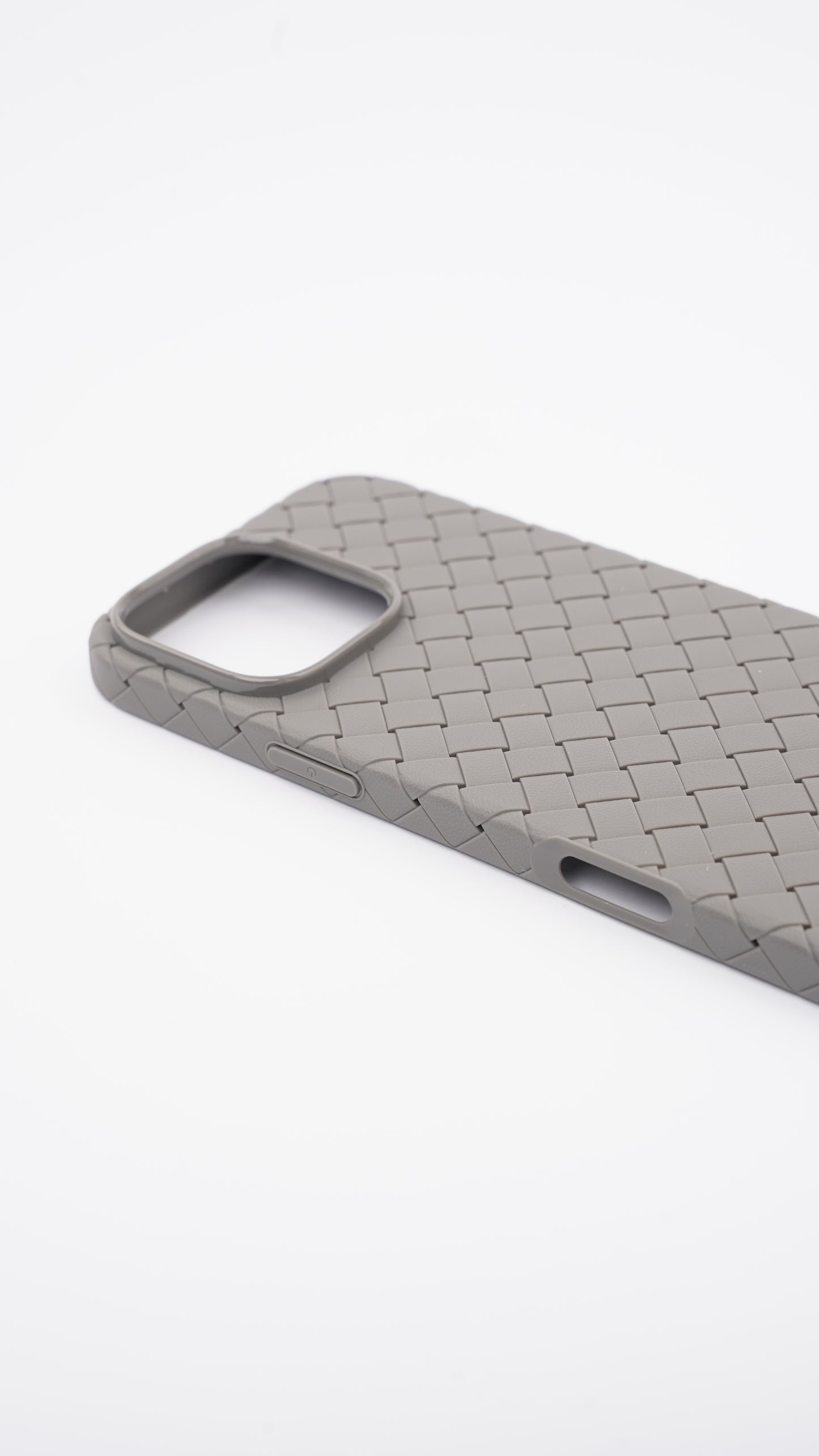 Woven Leather Case for iPhone 15 Pro