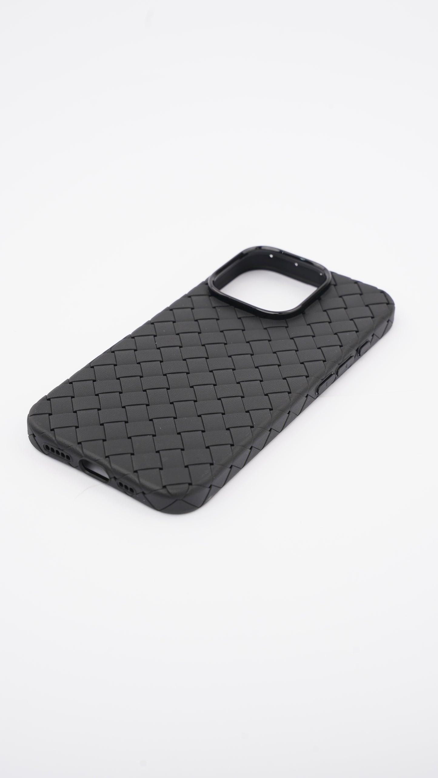 Woven Leather Case for iPhone 15