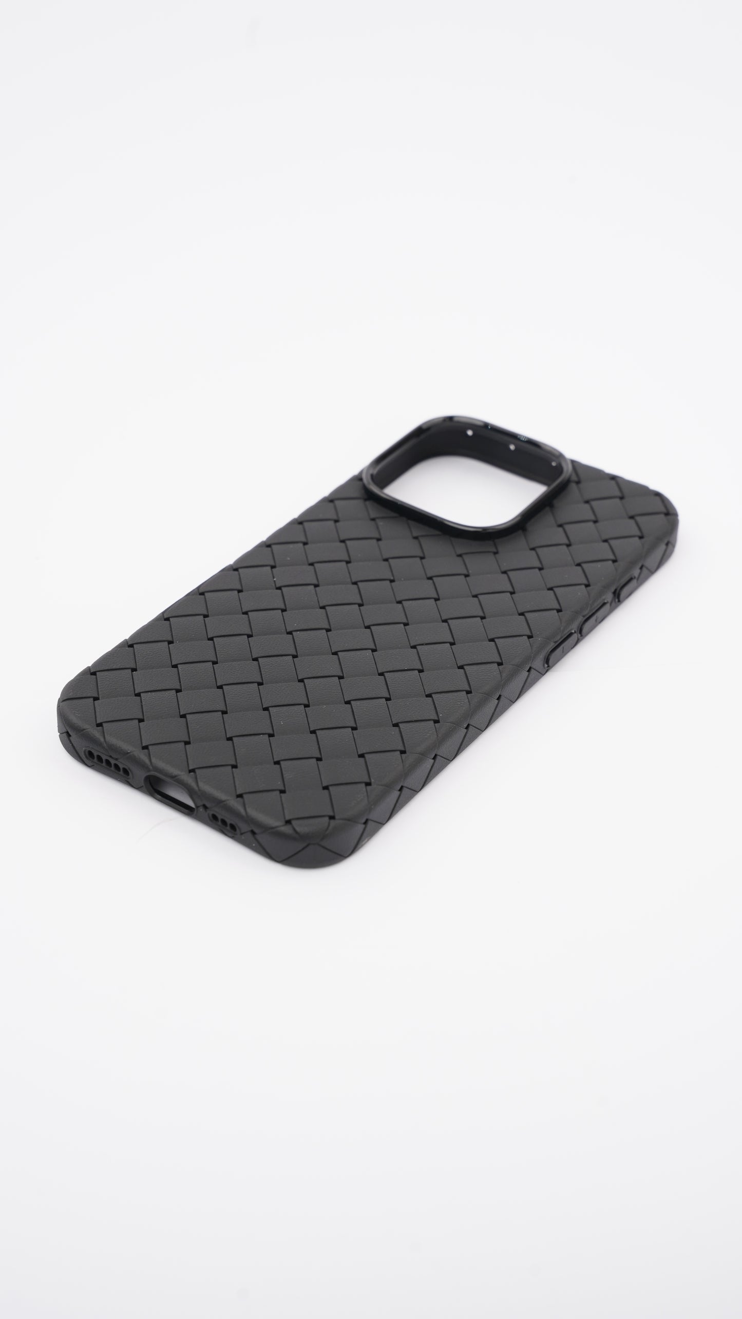 Woven Leather Case for iPhone 15