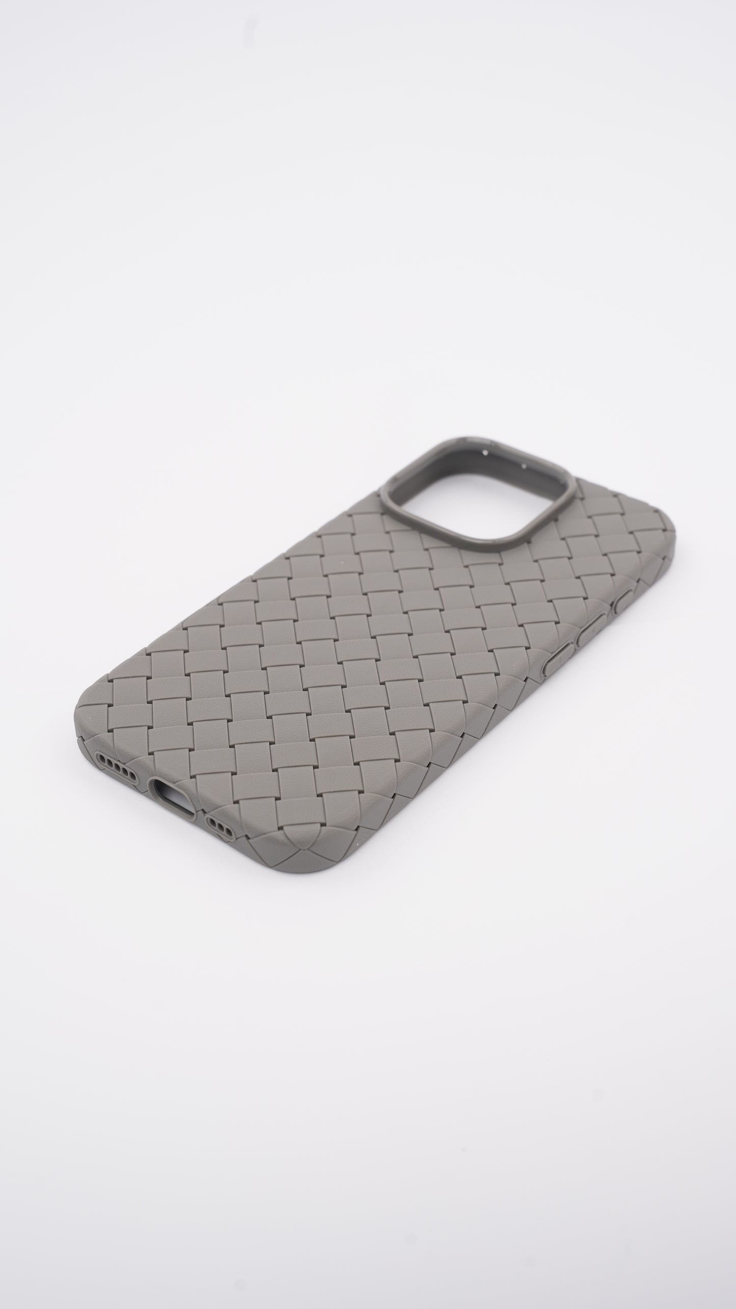 Woven Leather Case for iPhone 15 Pro