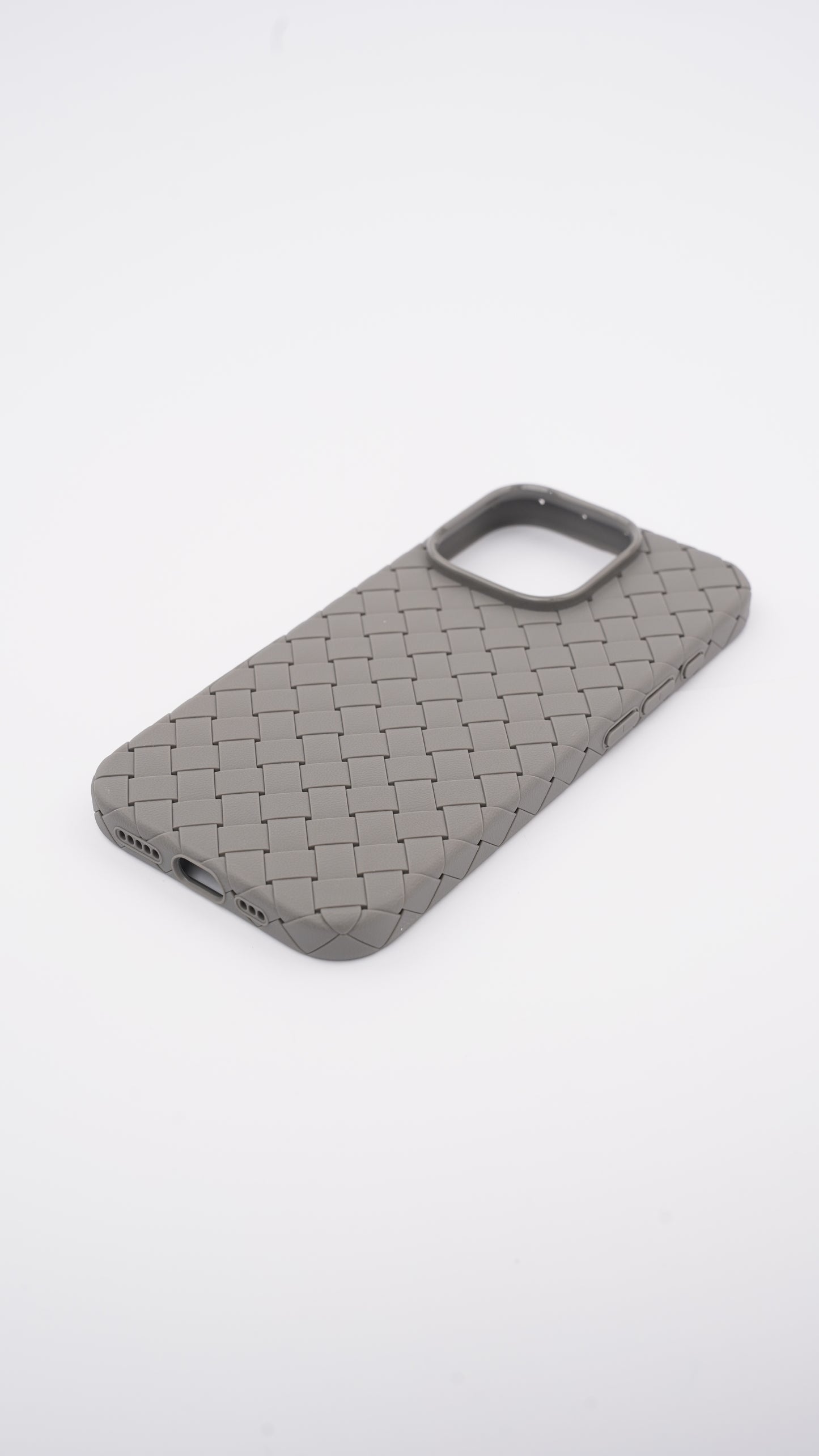 Woven Leather Case for iPhone 15 Pro