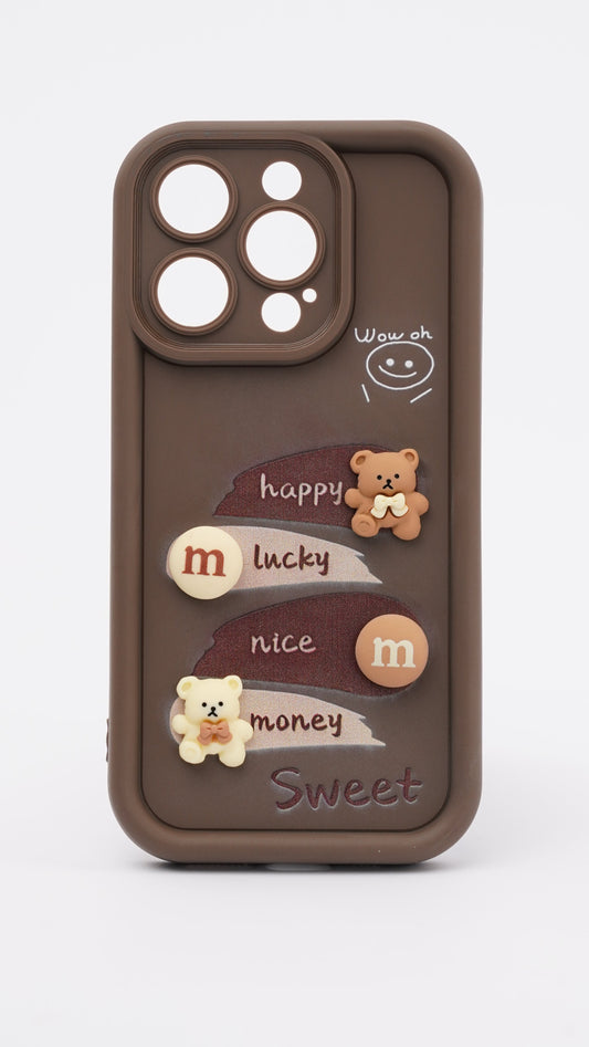 Coffe Cute Silicone Cover for iPhone 14