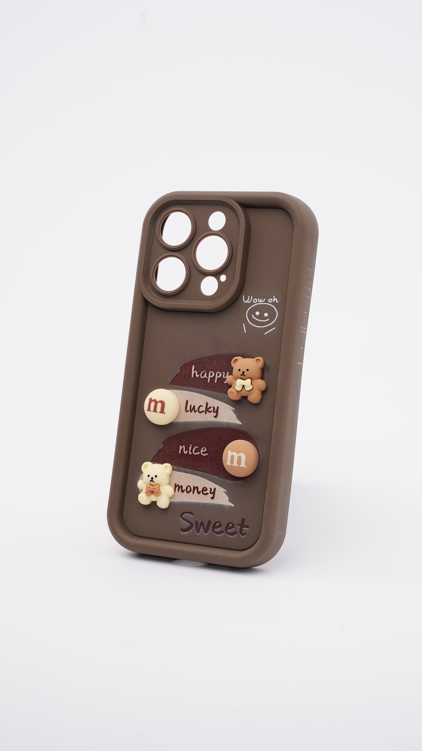 Coffe Cute Silicone Cover for iPhone 14