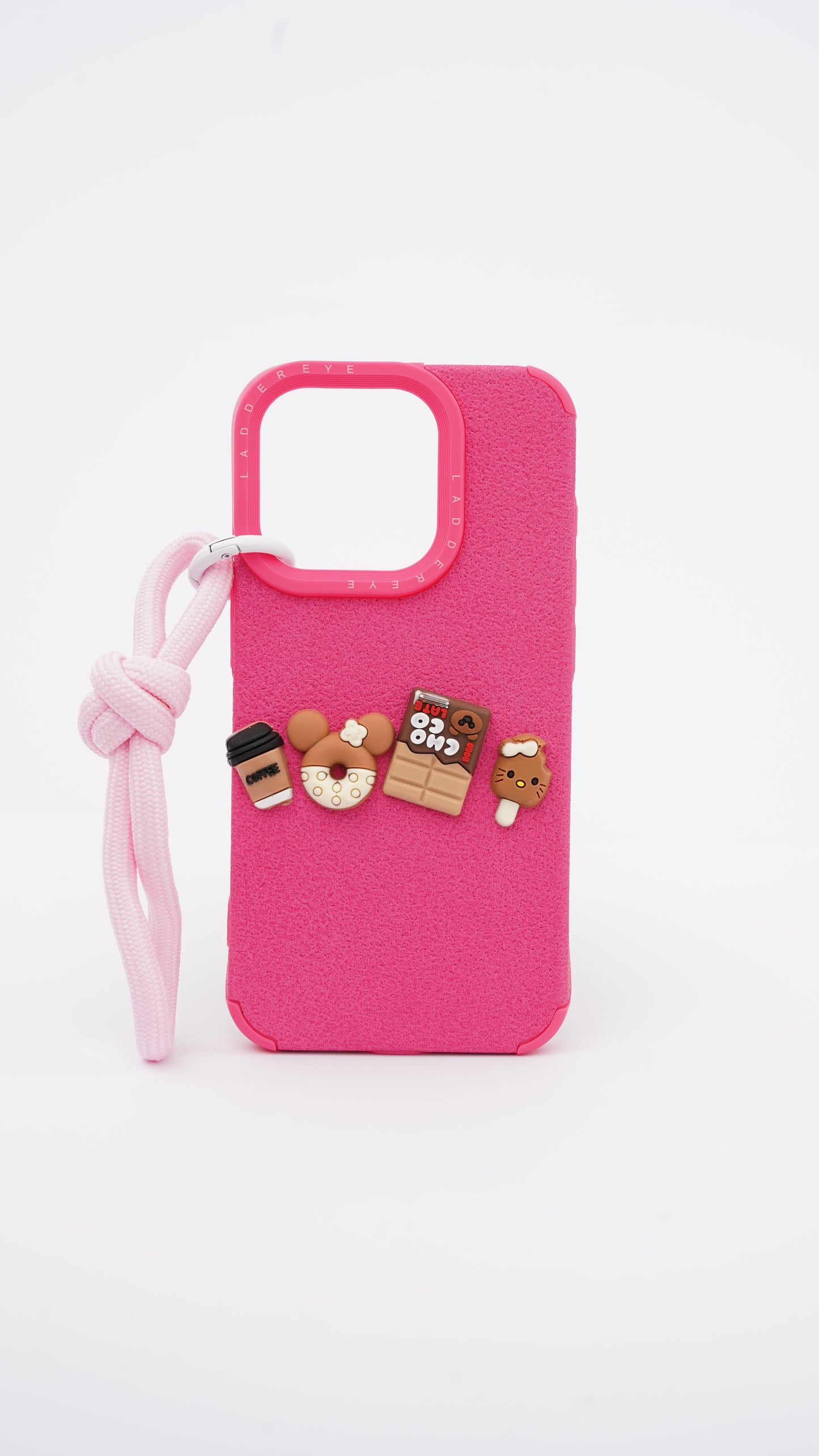 Pink Cute Dori Silicone Cover for iPhone 15 Pro