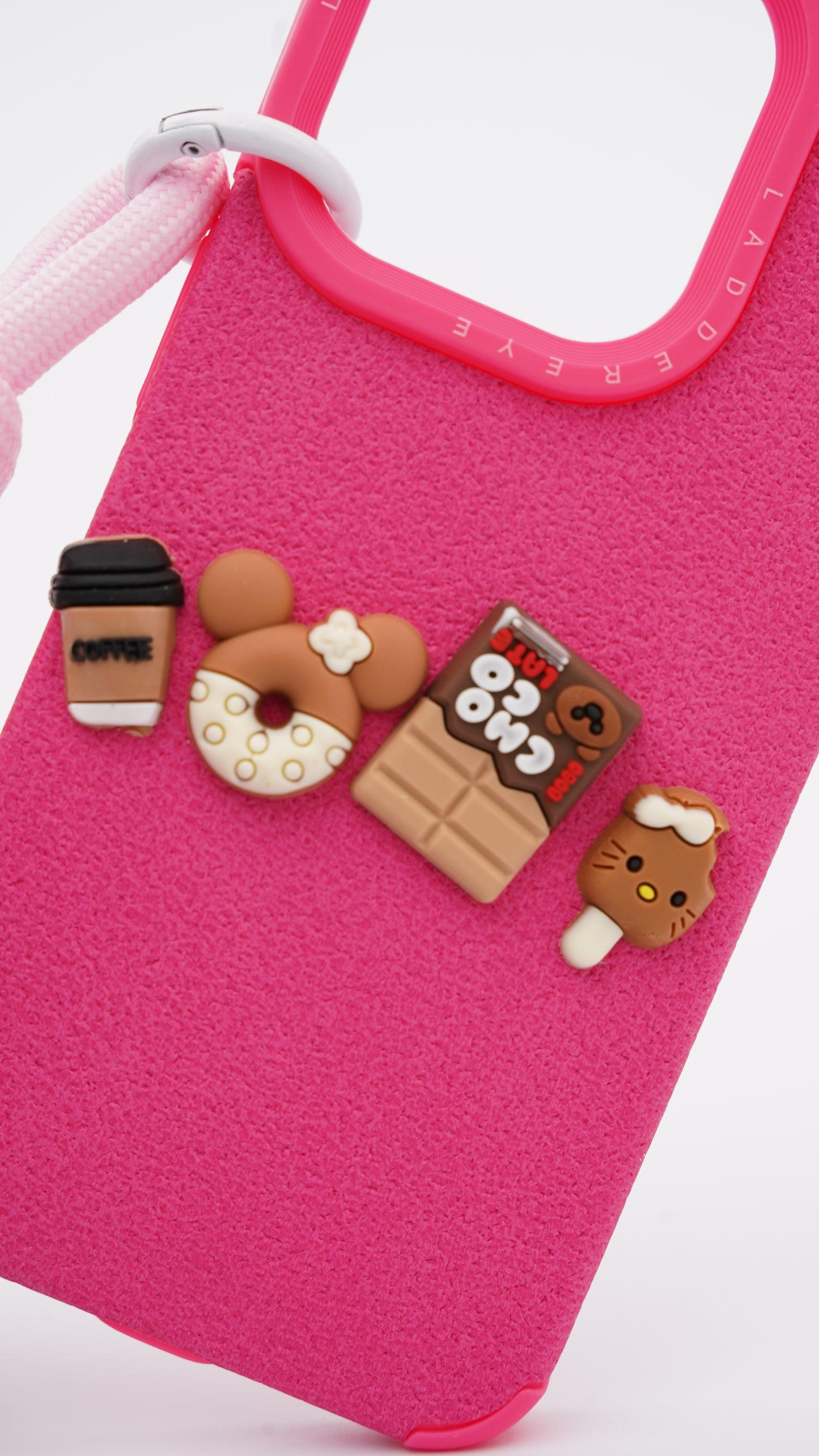 Pink Cute Dori Silicone Cover for iPhone 15 Pro