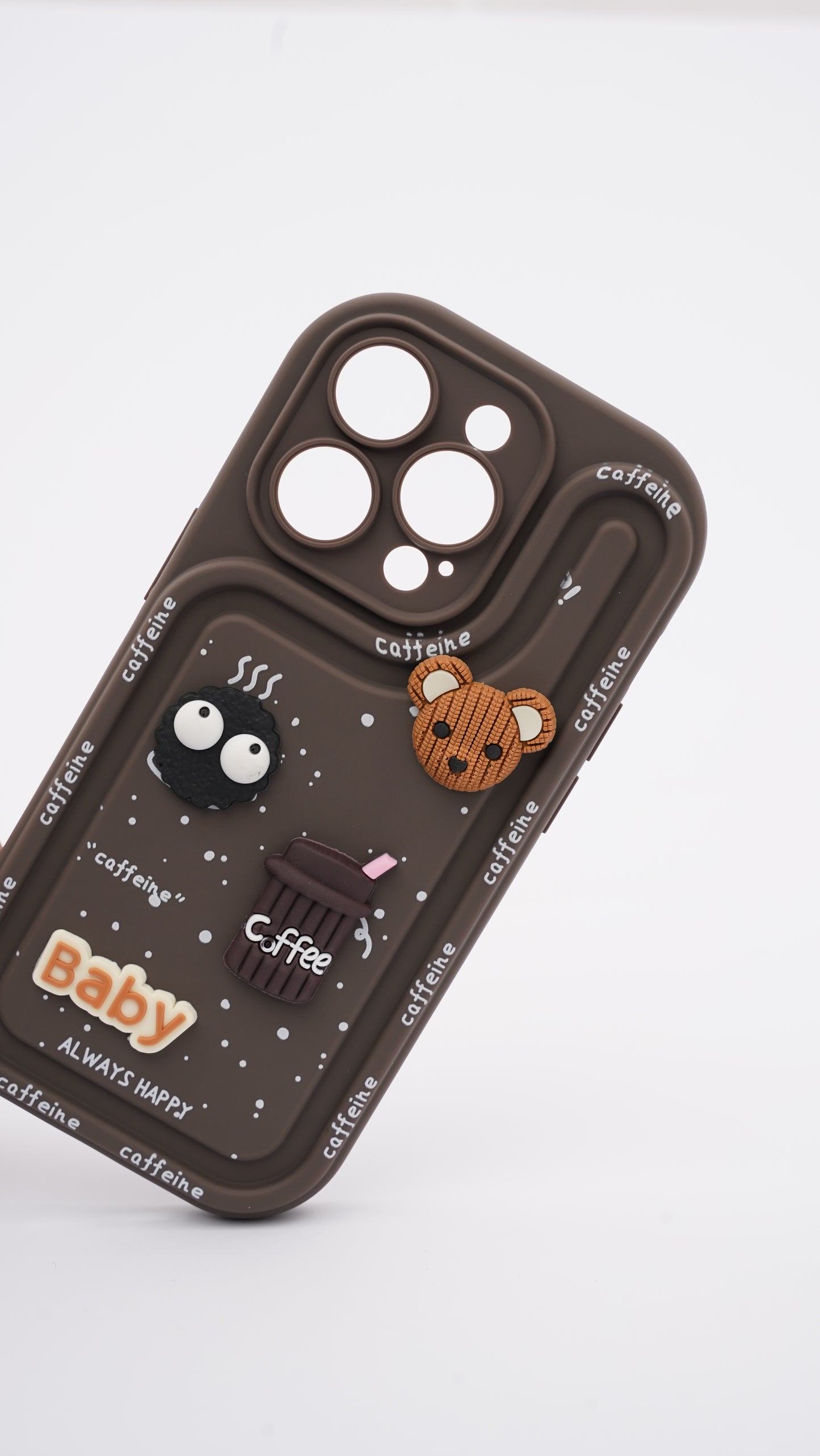 Coffee Cute Silicone Cover for iPhone 13 Pro