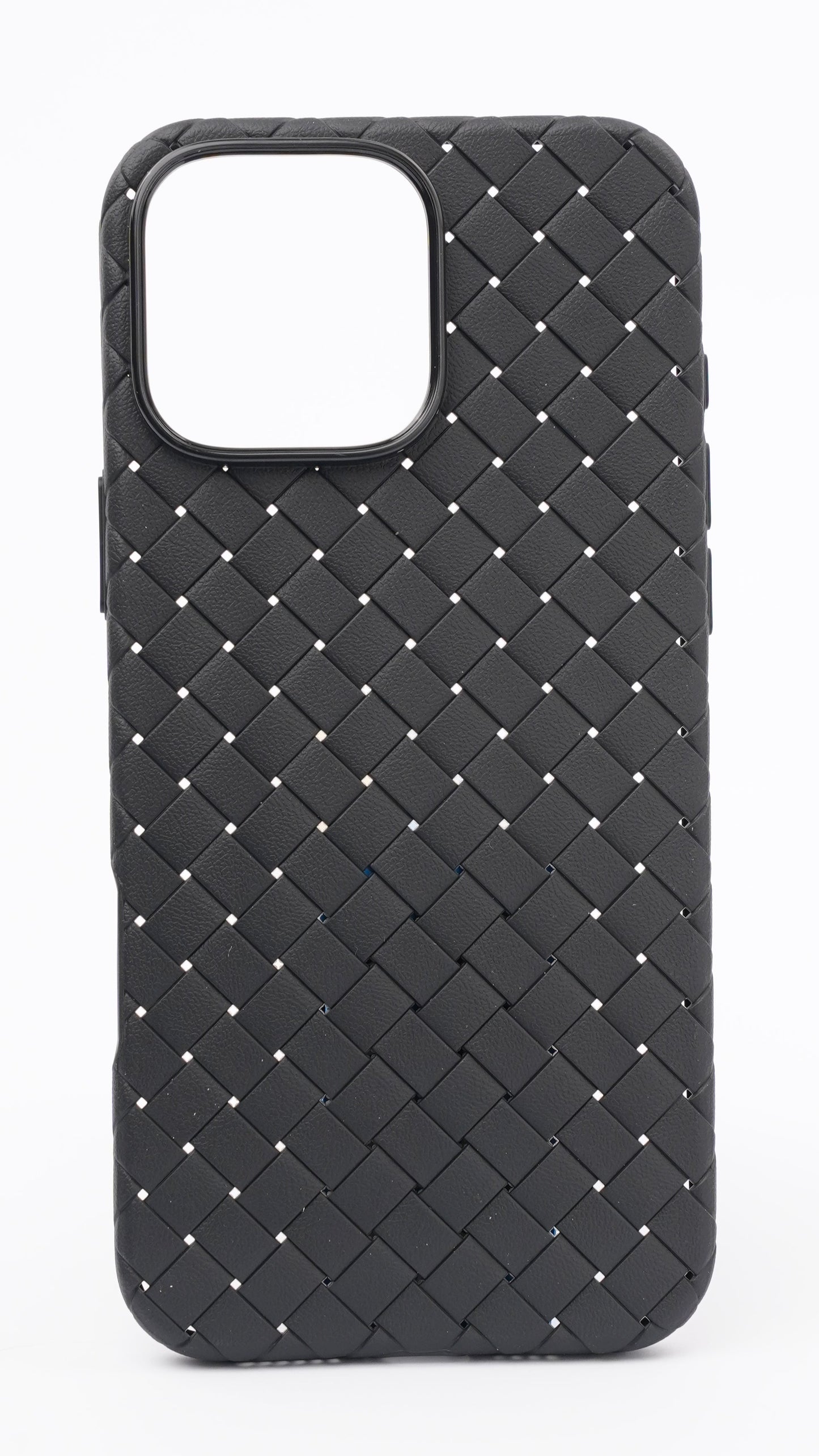 Woven Leather Case for iPhone 15 Pro Max