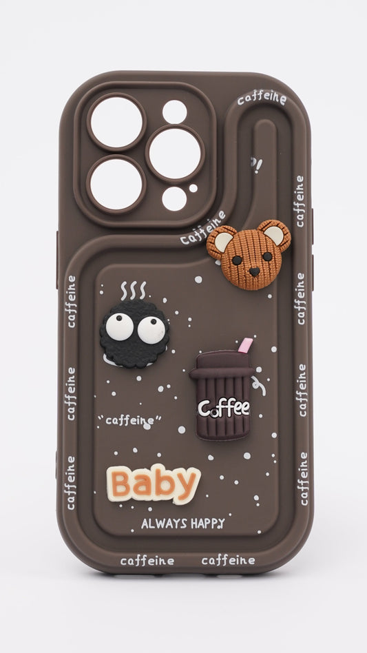 Coffee Cute Silicone Cover for iPhone 12 Pro