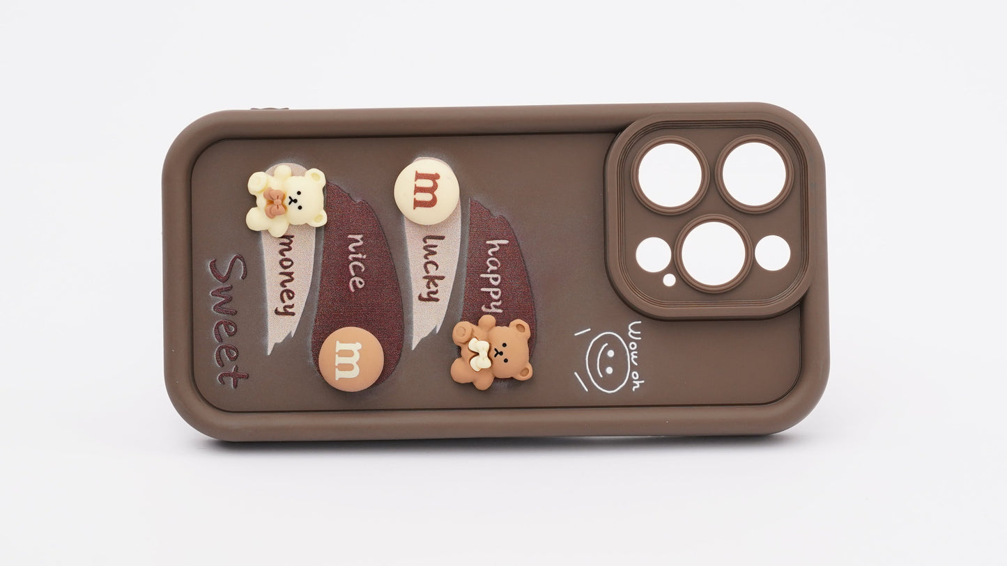 Coffee Cute Silicone Cover for iPhone 13 Pro