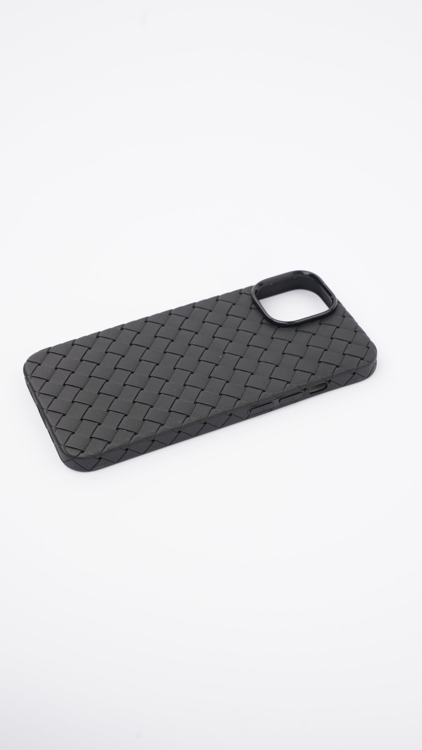Woven Leather Case for iPhone 16 Pro