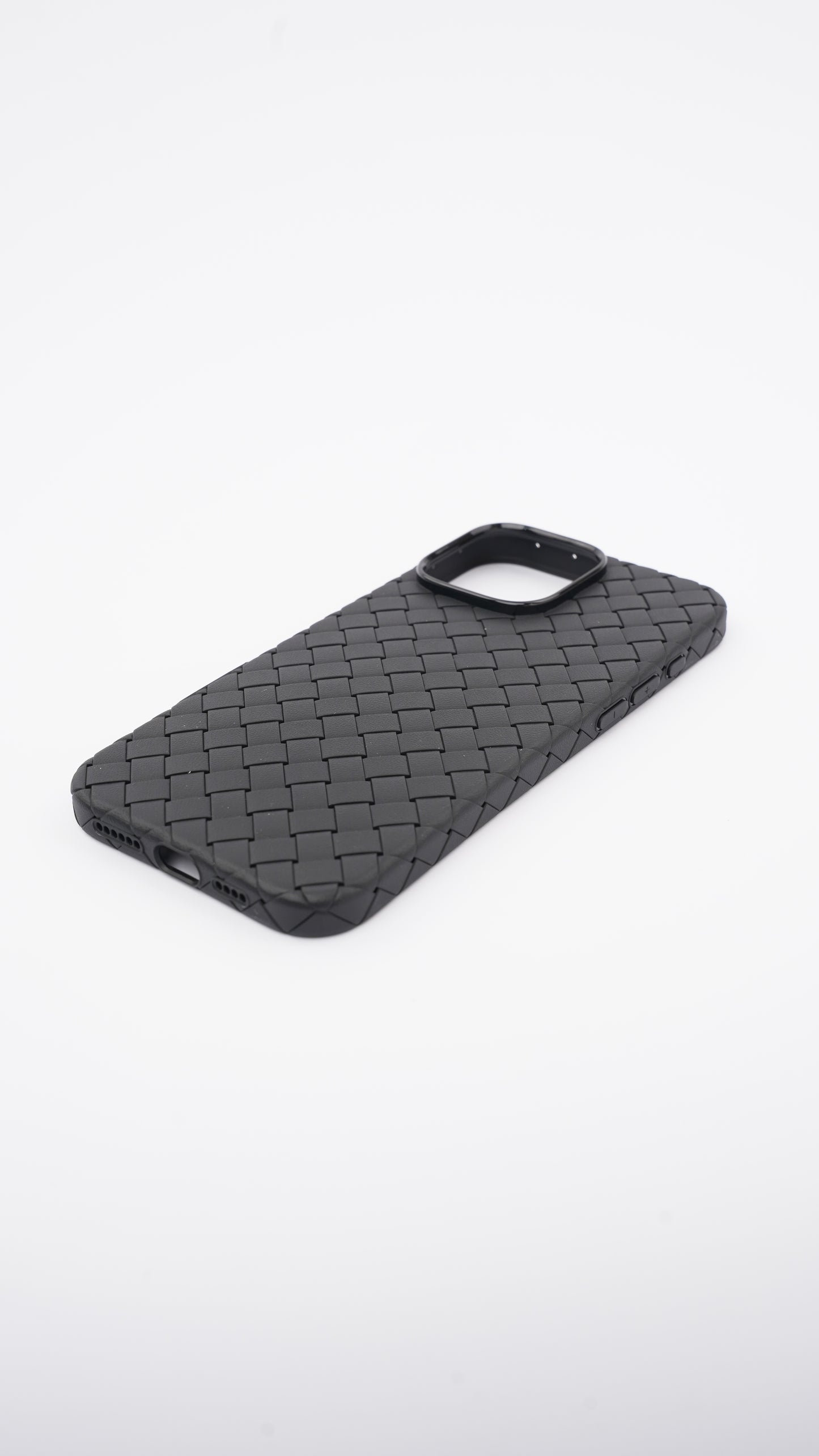 Woven Leather Case for iPhone 16 Pro