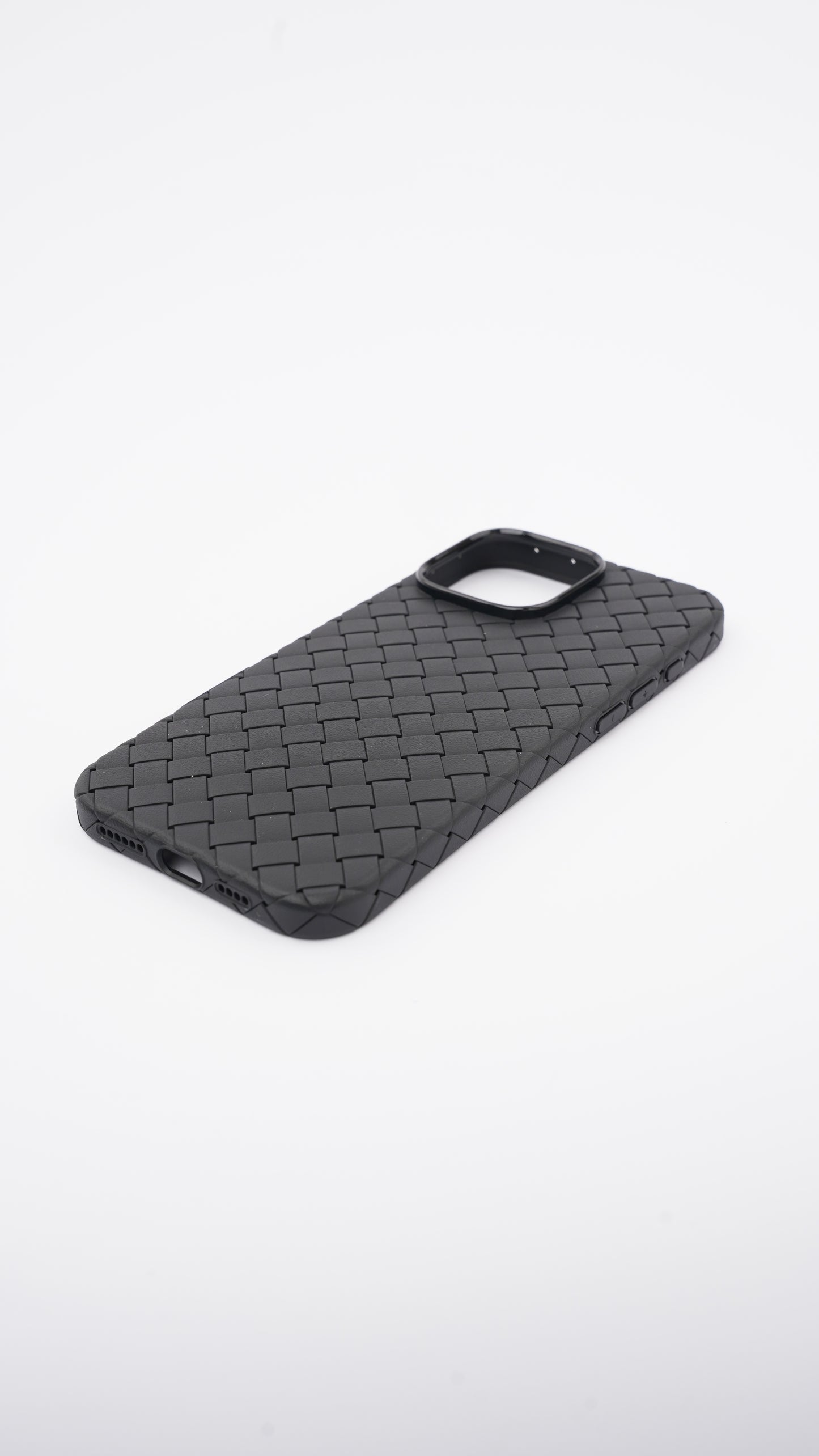 Woven Leather Case for iPhone 16 Pro