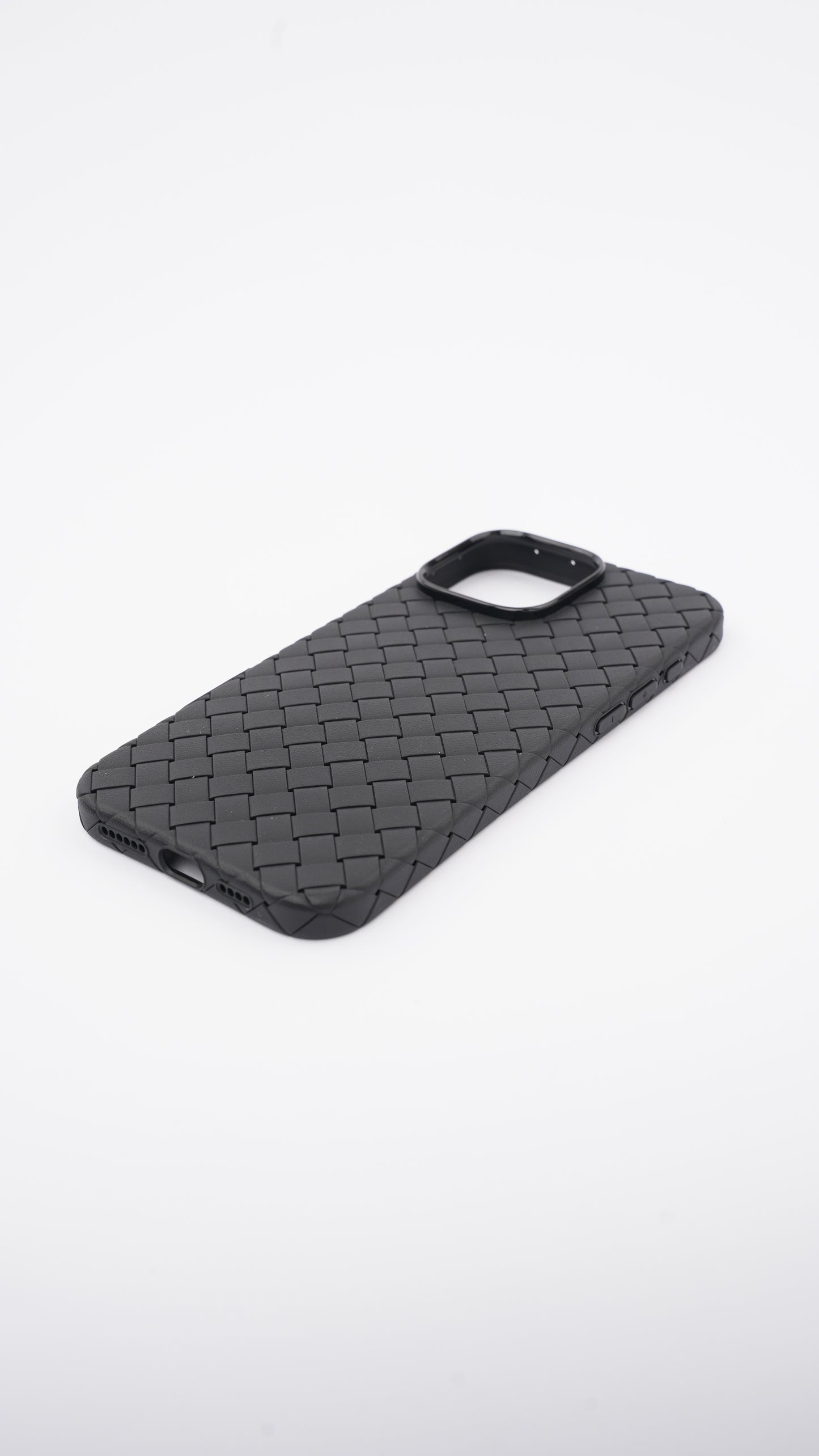 Woven Leather Case for iPhone 16 Pro