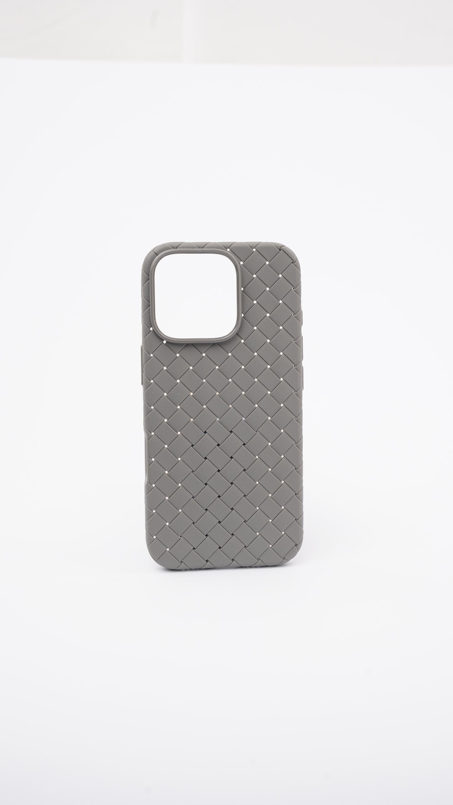 Woven Leather Case for iPhone 16 Pro