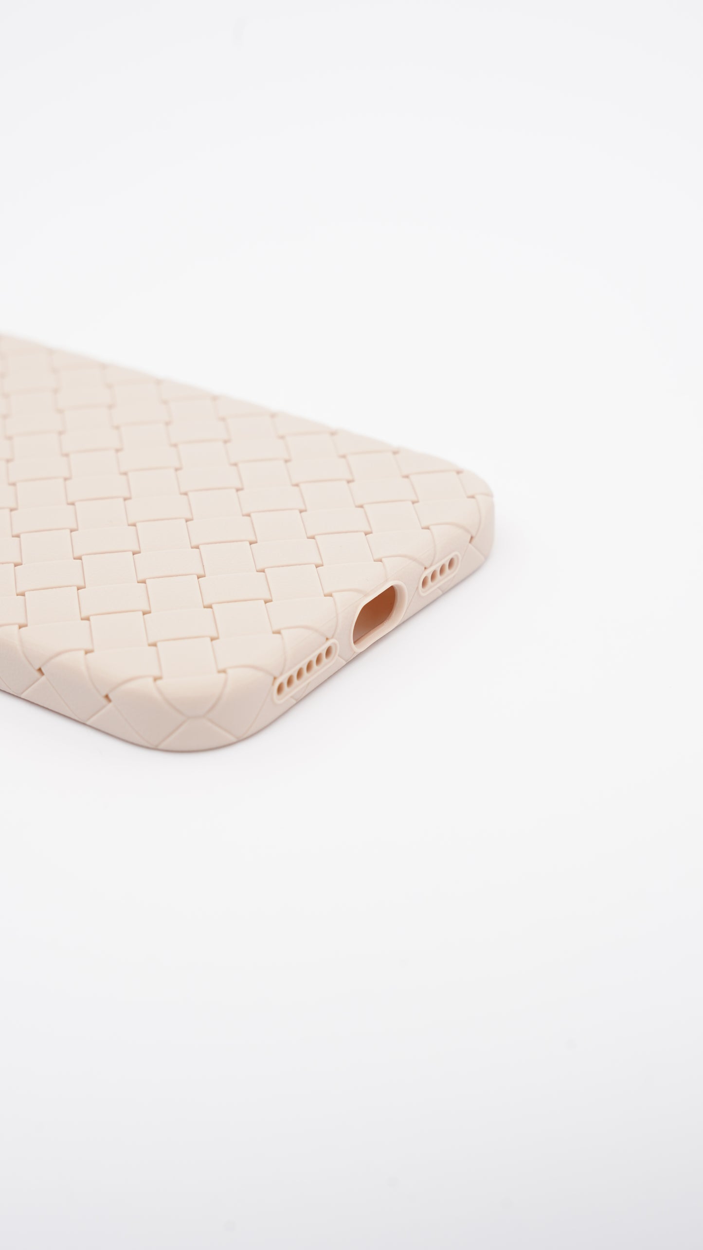Woven Leather Case for iPhone 16 Pro Max