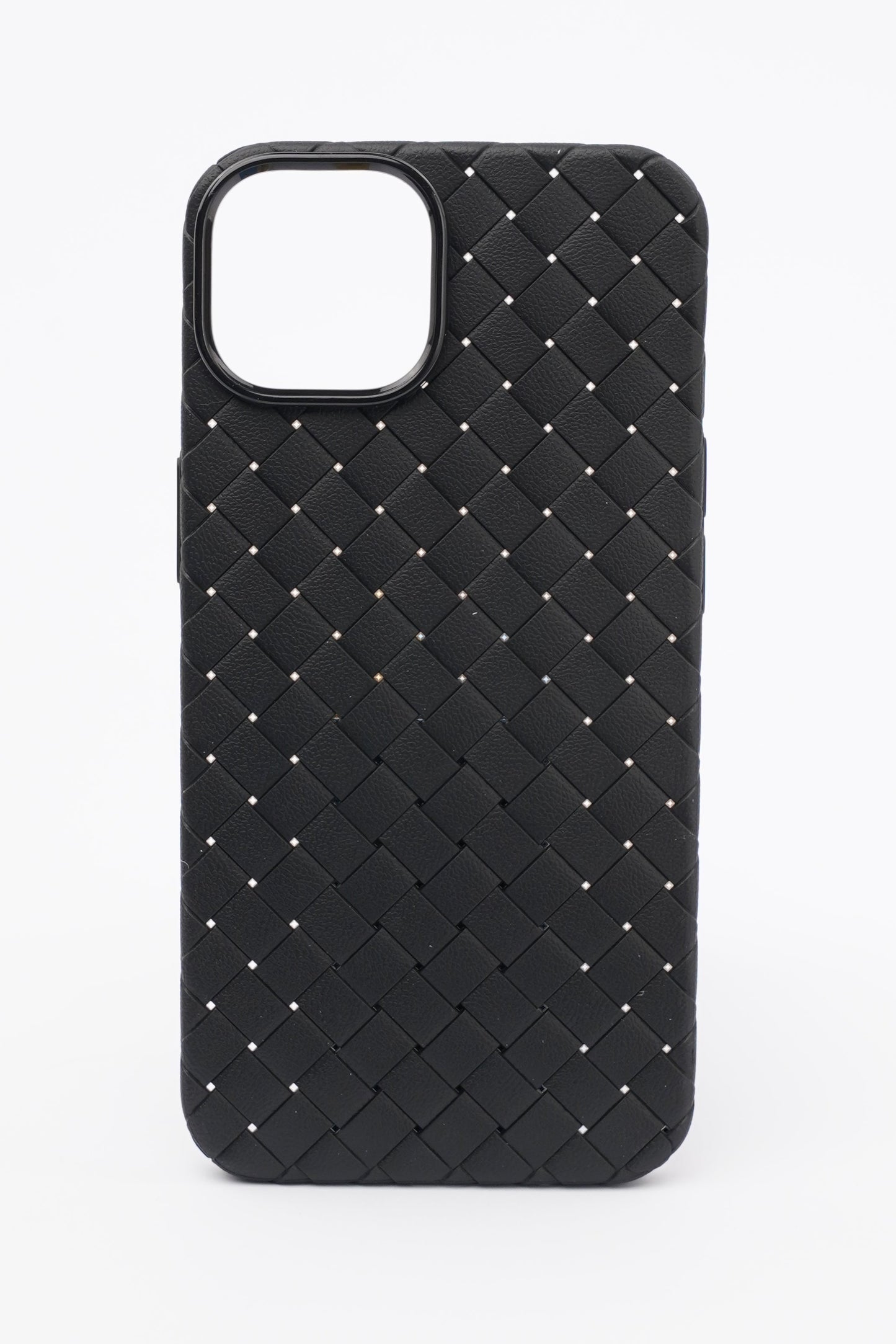 Woven Leather Case for iPhone 16 Pro