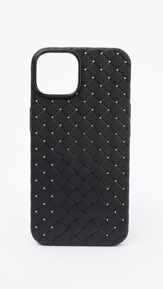 Woven Leather Case for iPhone 16 Pro Max